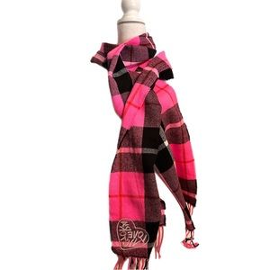 Victoria Secret Pink & Plaid Scarf